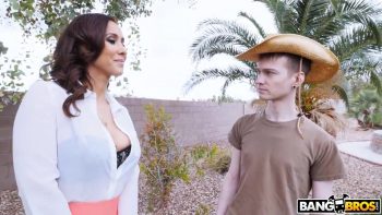 Horny MILF Dominating The Gardener